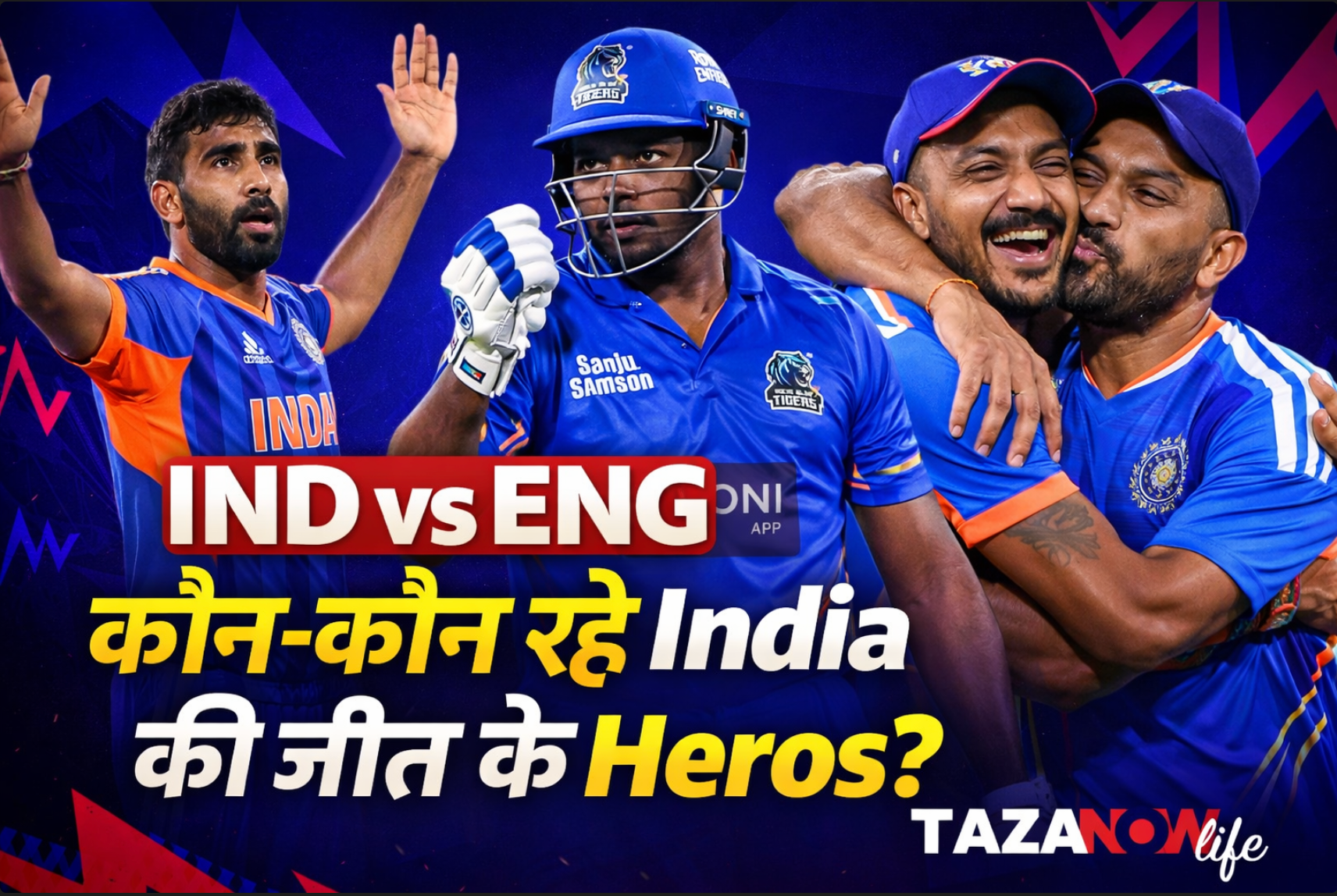Heros of India's win