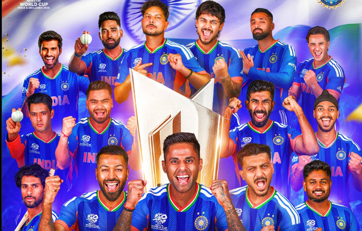 India Create History with Third T20 World Cup Title